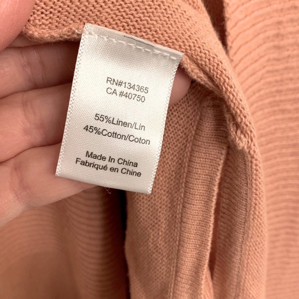 Linen Cardigan - Picture 3 of 11